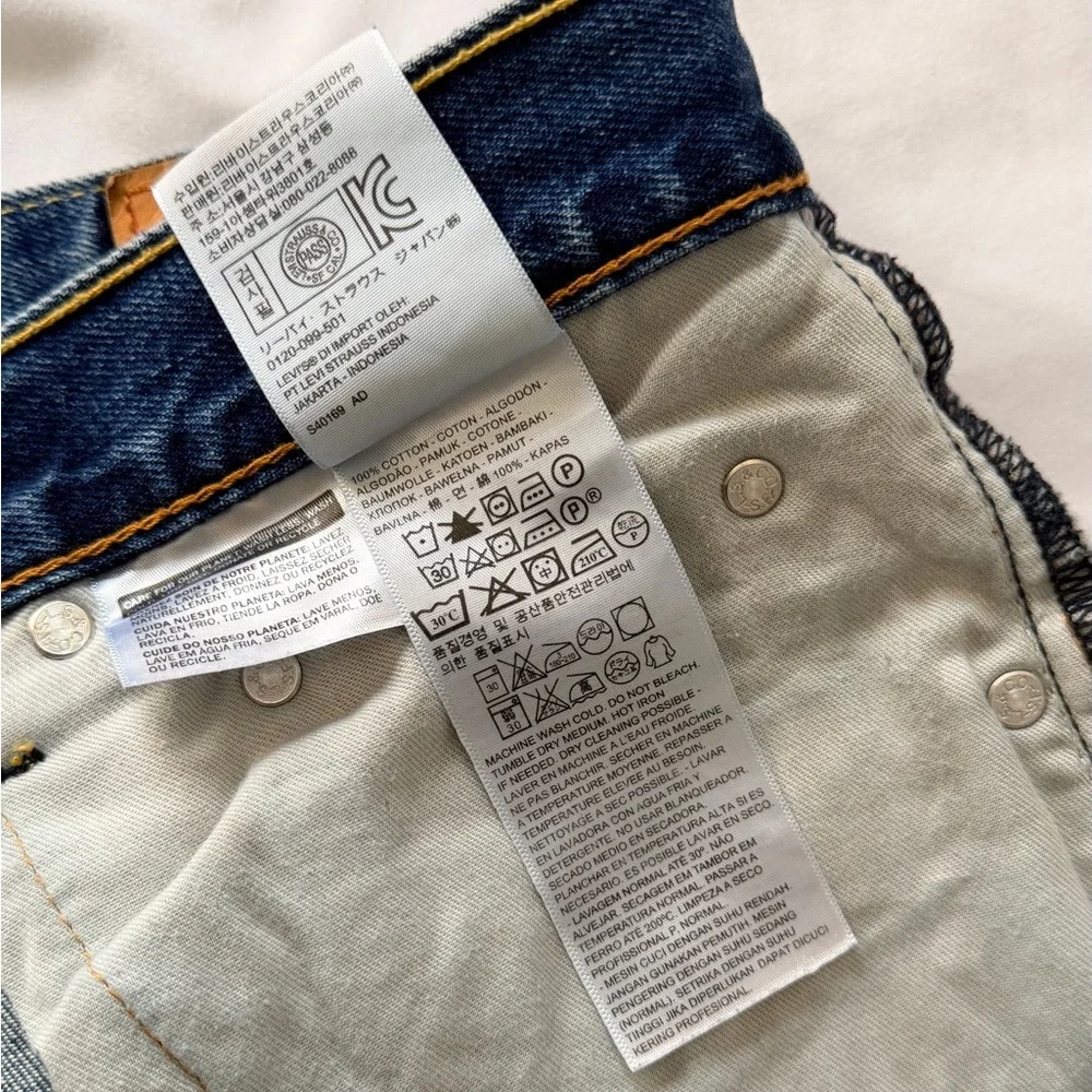 Levi's Men's Straight-Leg Dark Indigo Jeans
